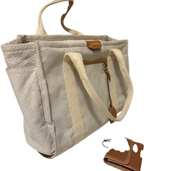 Rosetti Cremini Coffee
Bag Tan Janet Double Large
Satchel Purse Textured Tote - Picture 2 of 16